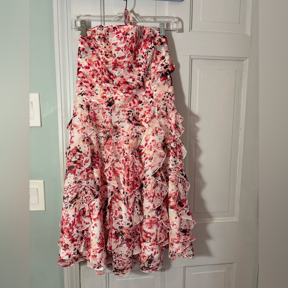 WHBM strapless dress size 8